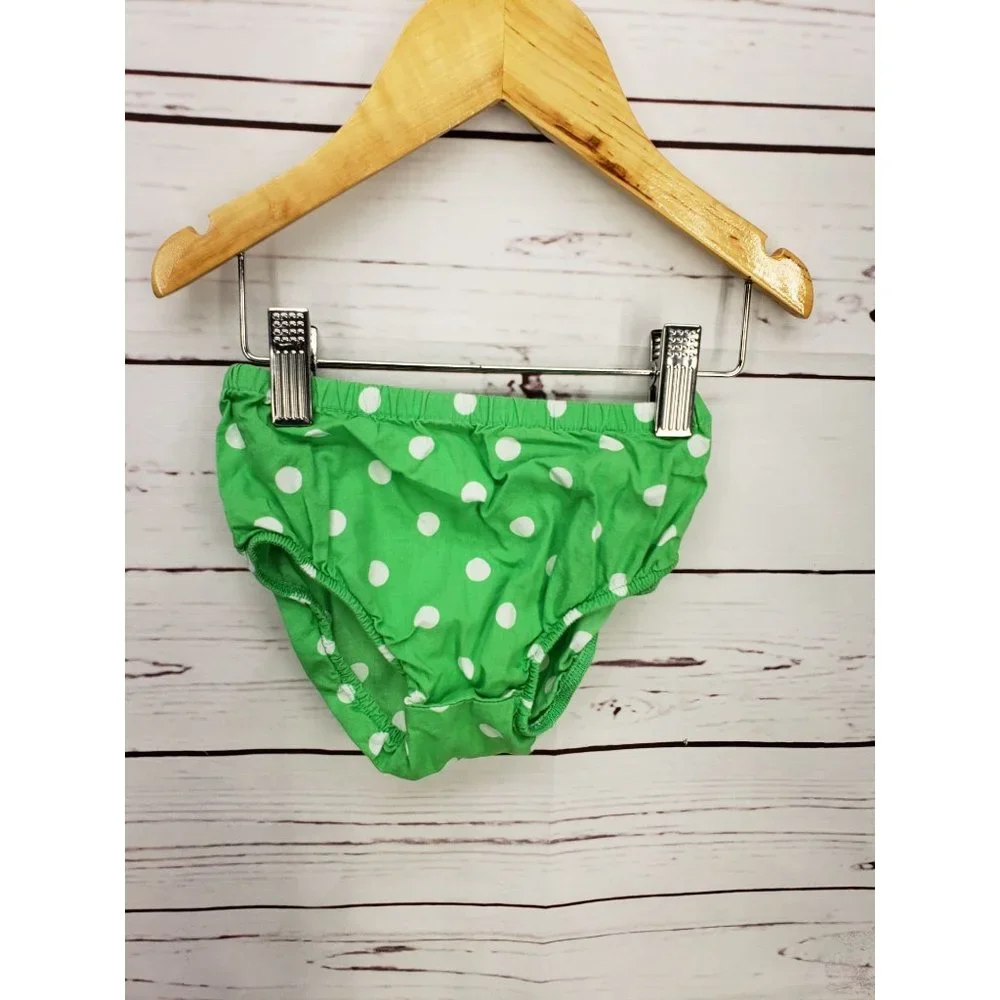 Carters 18 month Green white‎ Polka dot 2 piece toddler Dress